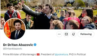Abazović tviter