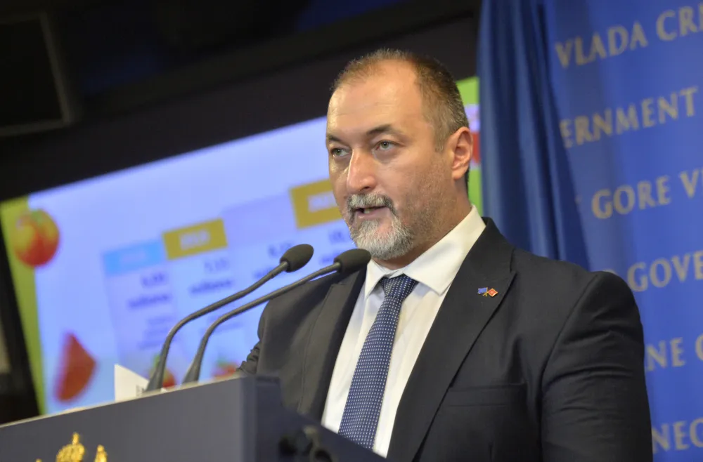 Predstavljanje agrobudzeta, ministarstvo poljoprivrede, ministar poljoprivrede, Aleksandar Stijovic