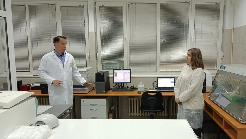 Ministarka &Scaron;ćepanović u posjeti Specijalističkoj veterinarskoj laboratoriji