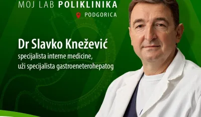 Dr Slavko Knežević specijalista Interne medicine, uži specijalista gastroenterologije i hepatologije 