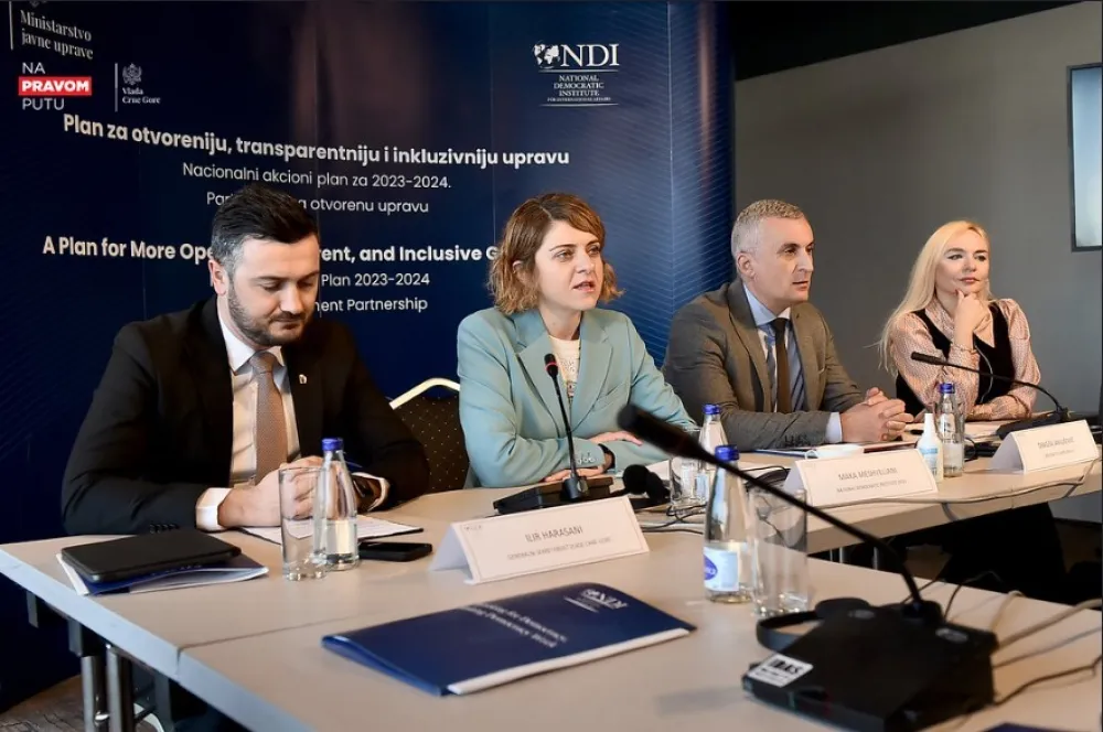 Prezentacija Nacionalnog akcionog plana Partnerstva za otvorenu upravu 2023- 2024.