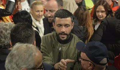 protest opozicije ispred skupstine, protest ima nas, Danijel Zivkovic
