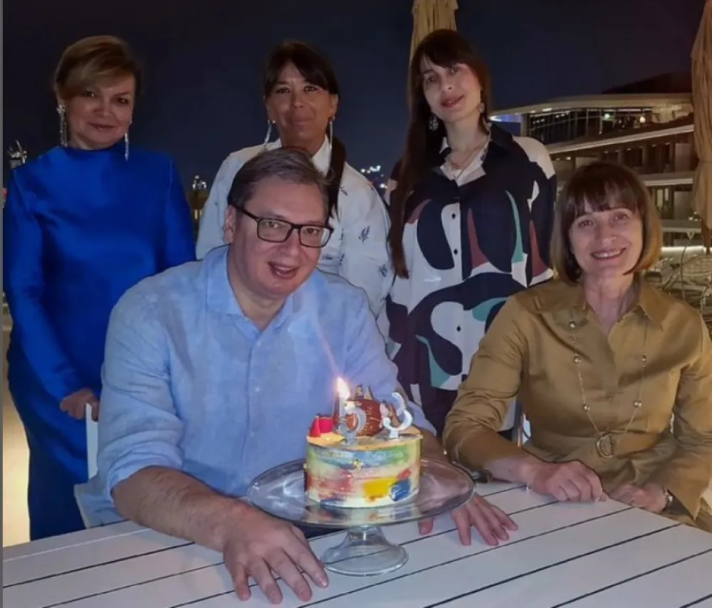 Aleksandar Vučić proslavio rođendan u Kataru
