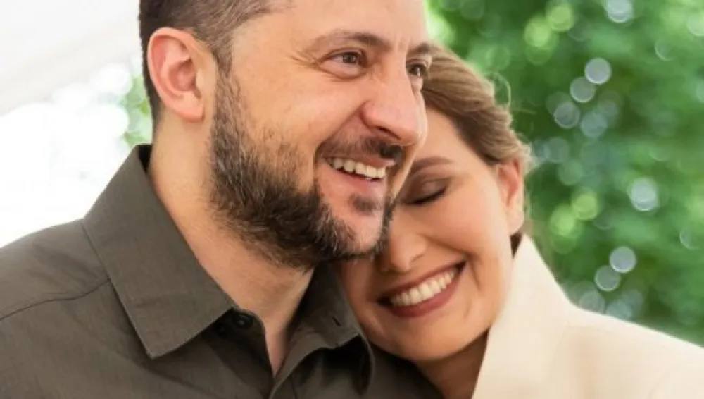 Volodimir i Olena Zelenski