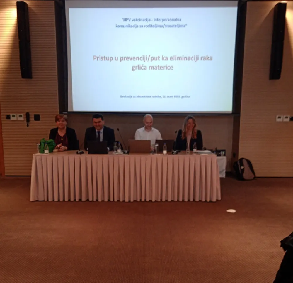 Održane edukacije: Komunikacija sa roditeljima o HPV vakcinaciji