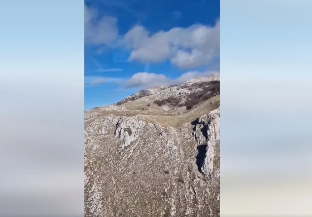 Žičara Kotor &ndash; Lovćen iz vazduha