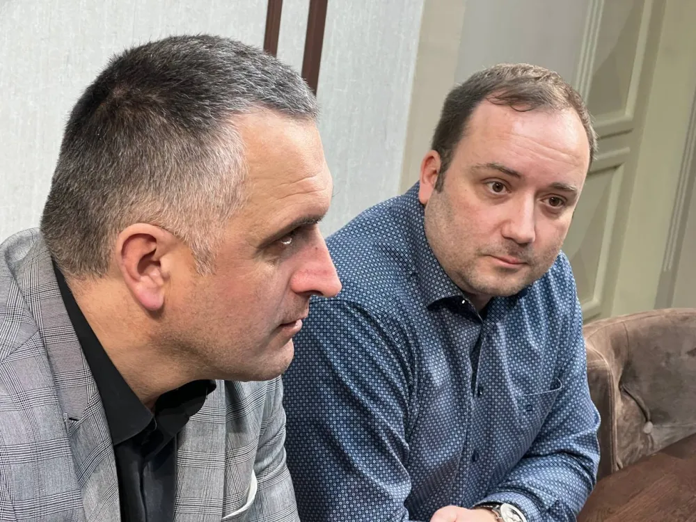 Тодоровић и Штајнмилер приликом недавног састанка у Беранама 