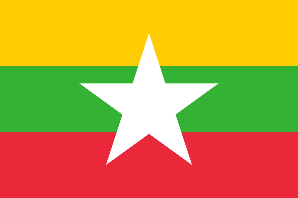 Застава Мјанмара, илустрација