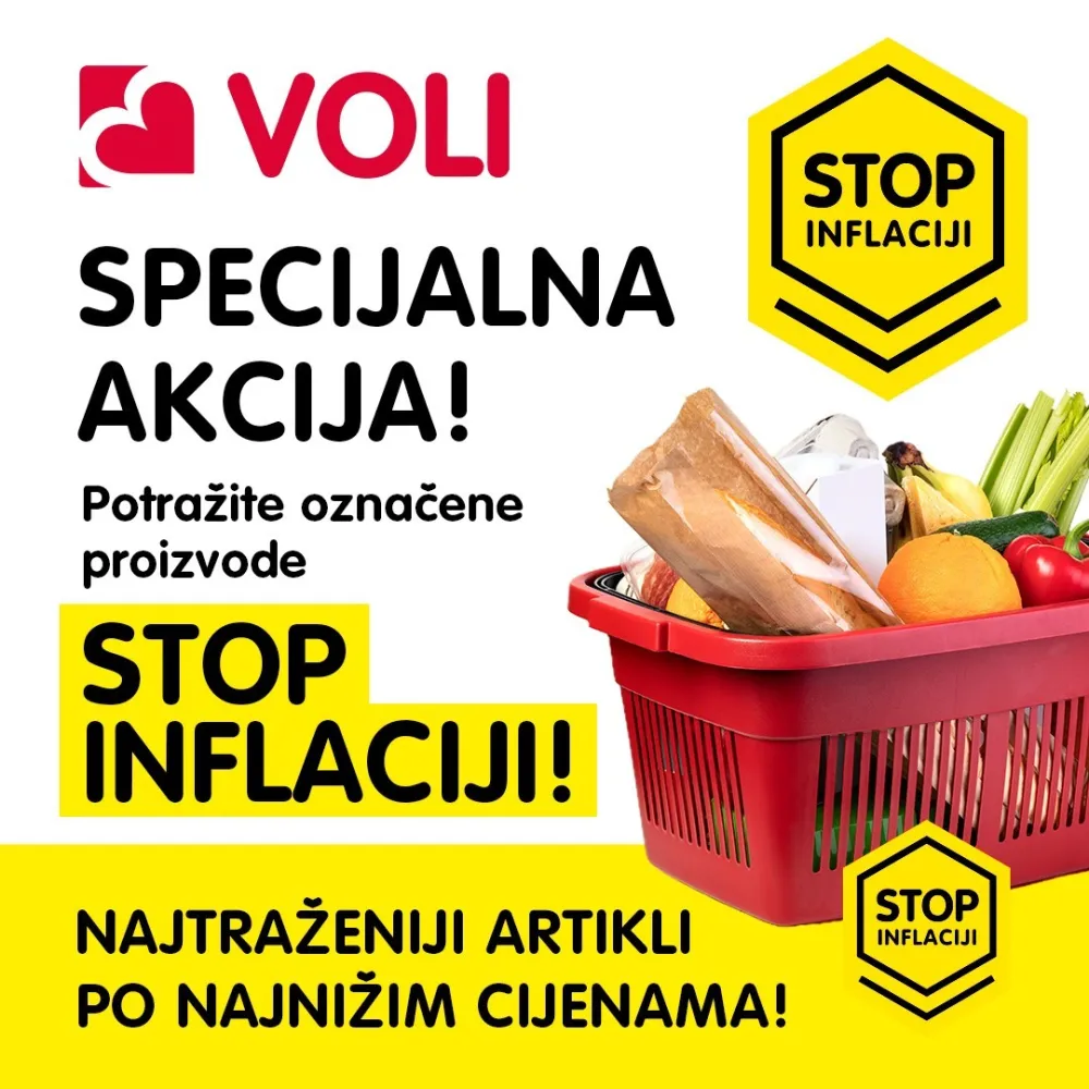 STOP INFLACIJI<br>Najtraženiji artikli po najnižim cijenama