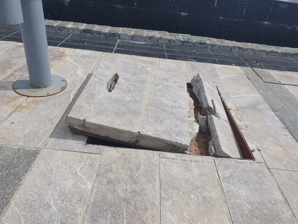 Devastiran trg u centru Anova: Snimke vandalizma dostavljaјu nadležnima