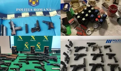 Crna Gora dio akcije Europola: Uhap&scaron;ene 22 osobe, oduzet 1.621 komad oružja i 24.735 metaka
