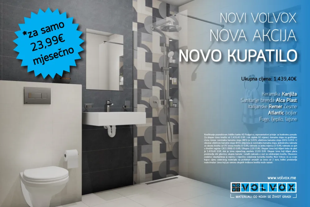 Novi Volvox, Nova akcija, Novo kupatilo