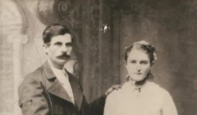 Влада и Марија Поповић на вјенчању 1883. (ФОТО: ПОРОДИЧНИ АЛБУМ ПОПОВИЋА)