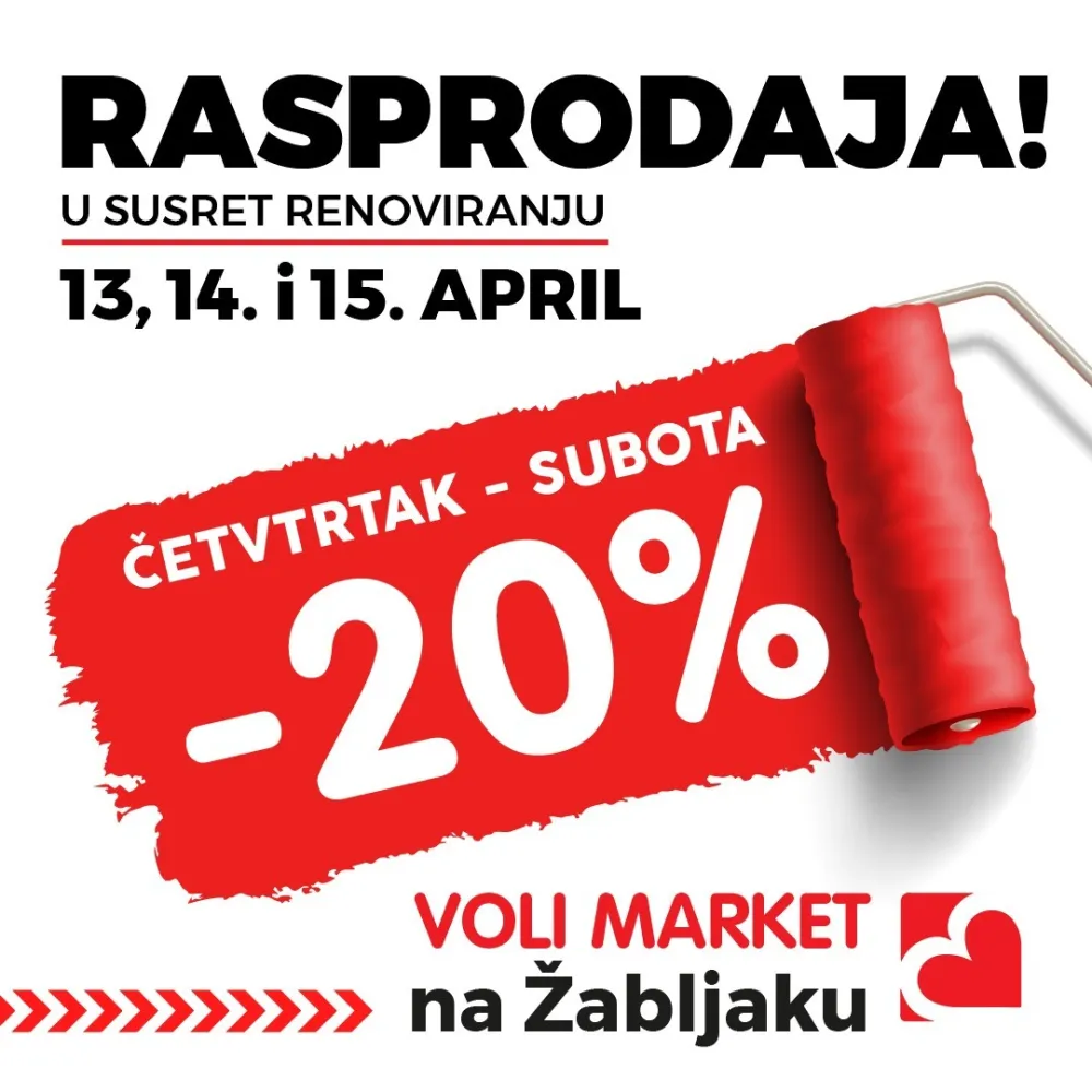 Rasprodaja u susret renoviranju