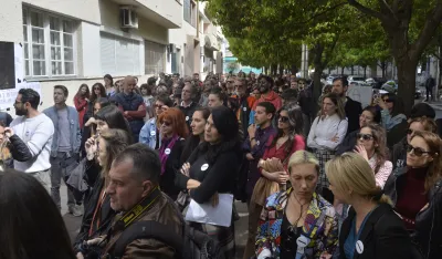 protest pripadnika umjetnickih zanimanja