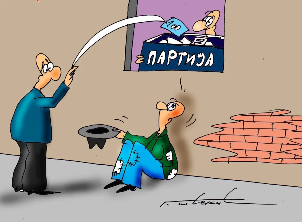 Карикатура: Горан Шћекић