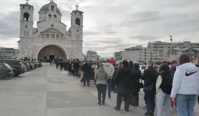 vaskrsnja liturgija u hramu