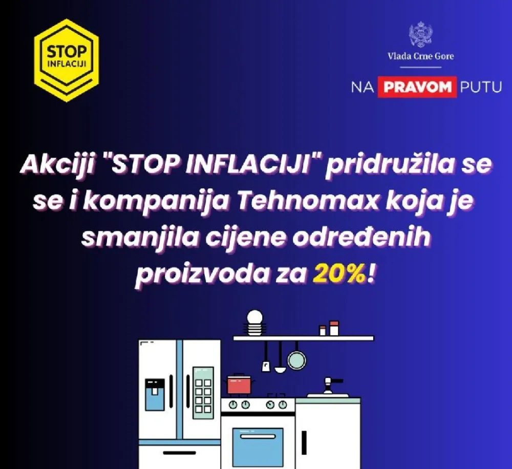 Tehnomax se pridružio akciji Stop inflaciji