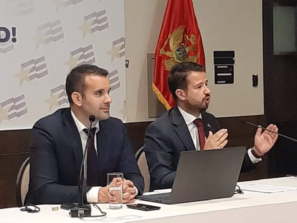 Milojko Spajić i Jakov Milatović