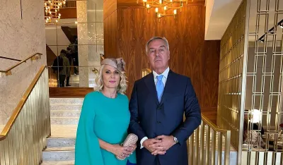 Lidija i Milo Đukanović