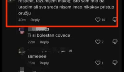 Žabljak: Maloljetnik procesuiran zbog objave kojom je podržao masakr u Beogradu