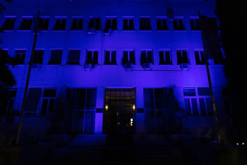 Skup&scaron;tina u plavom povodom Dana Evrope