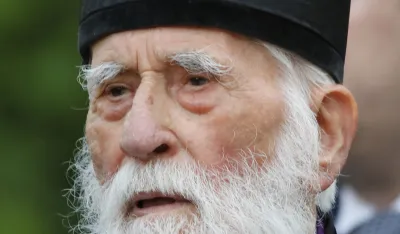 Prijem 13 jul Cetinje, svestenik nepriznate Crnogorske pravoslavne crkve, Miras Dedeic