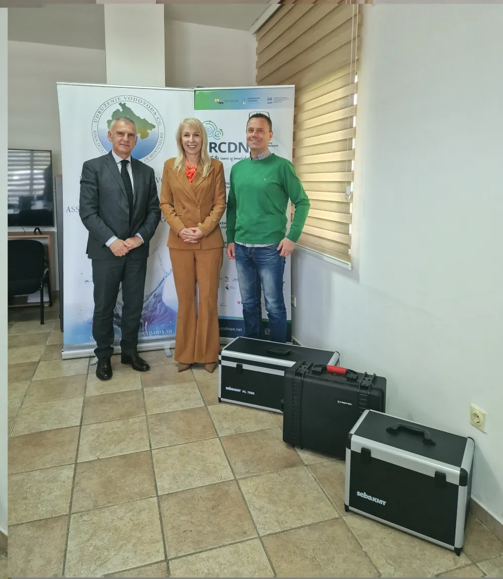Udruženje vodovoda Crne Gore formira radni tim: Stigla oprema za detekciјu kvarova