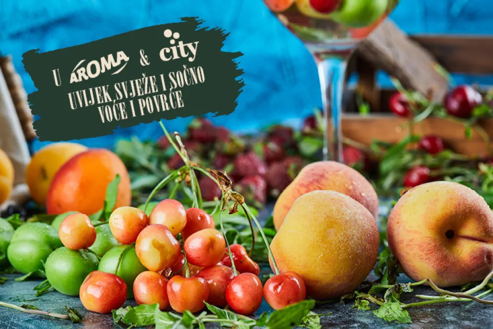 U Aroma i City marketu uvijek svježe voće i porće