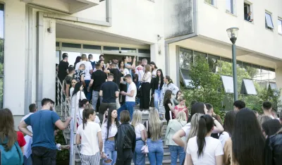 protest ispred ministarstva prosvjete