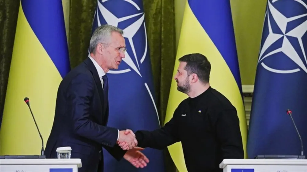 Jens Stoltenberg i Volodimir Zelenski