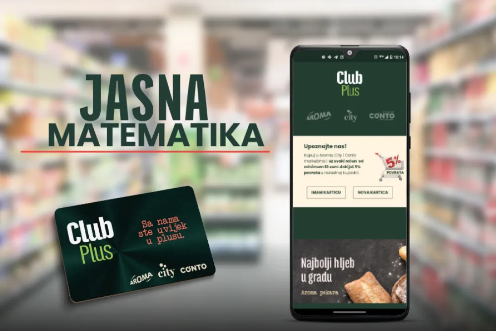 Club plus aplikacija