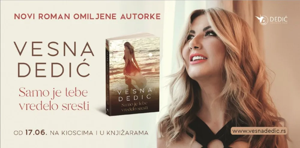 DANAS IZLAZI NOVI ROMAN VESNE DEDIĆ