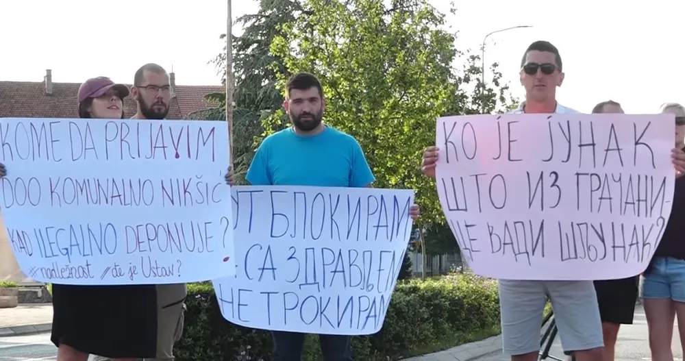 protest gračanica