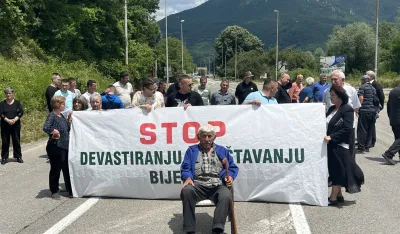 Mje&scaron;tani Bijedića ne odustaju od zahtjeva: Raskid ugovora o kamenolomu јedini zahtјev