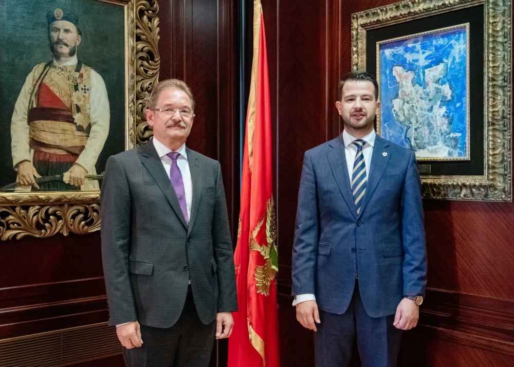 Jakov Milatović i&nbsp;Peter Felten