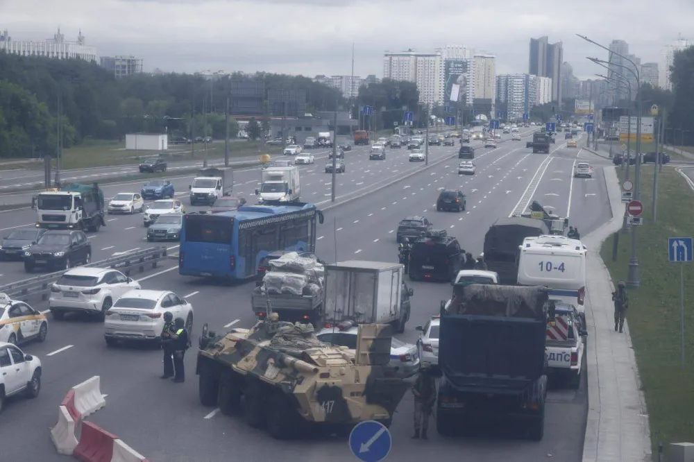 Vojna barikada na ulici Moskve danas
