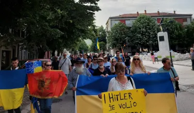 Cetinje: Protest podr&scaron;ke za Ukrajinu