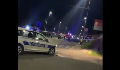 Sa mjesta gdje se dogodila saobraćajna nesreća