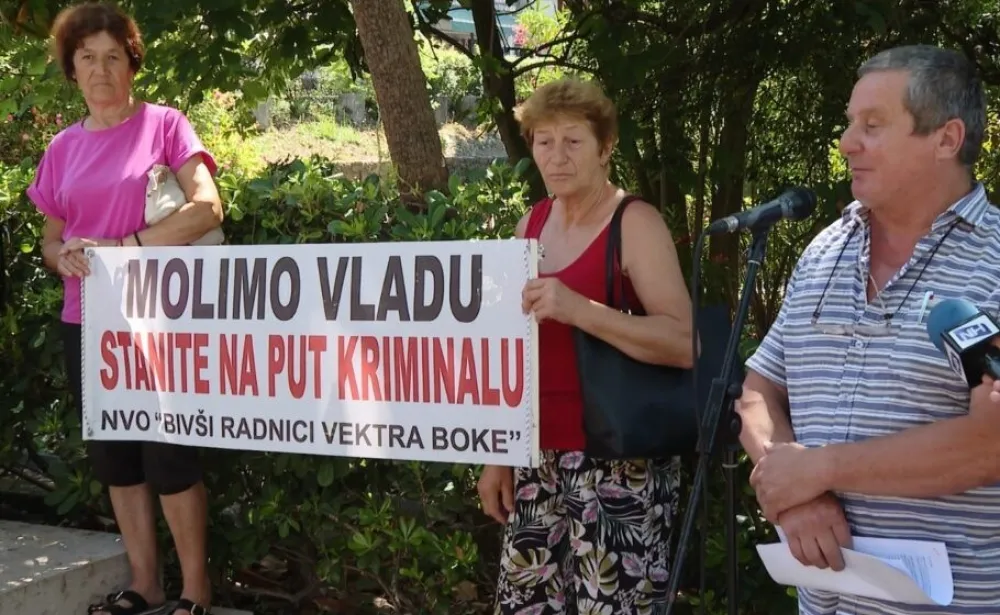 Dio biv&scaron;ih radnika &bdquo;Vektra Boke&ldquo; traži pravdu i raskid ugovora sa Brkovićem