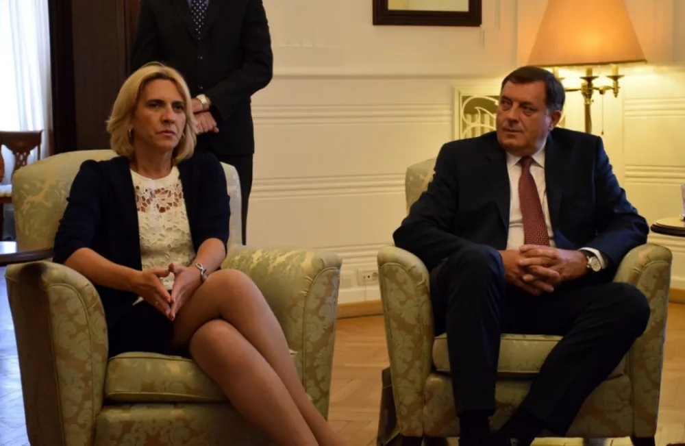 Željka Cvijanović i Milorad Dodik 