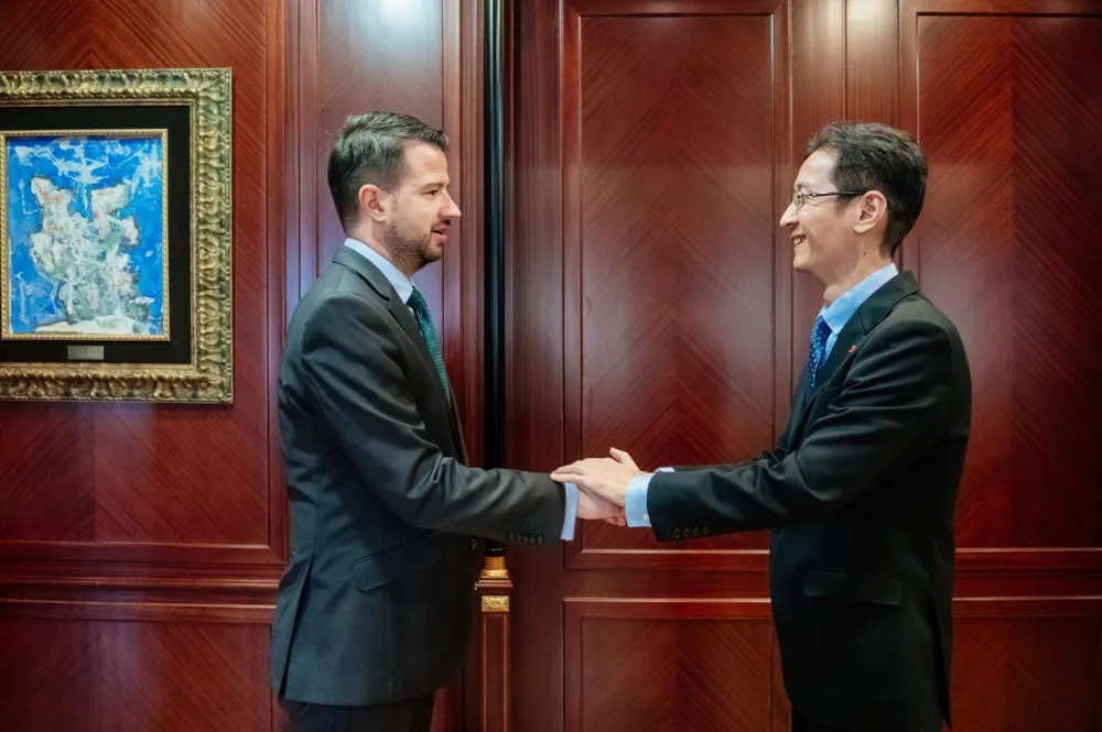 Milatović sa ambasadorom Kine