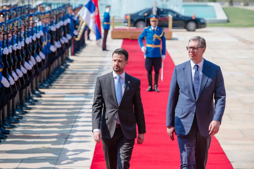 (VIDEO) Milatović: Ovom posjetom okrećemo novi list; Vučić: Crna Gora izuzetno važan partner