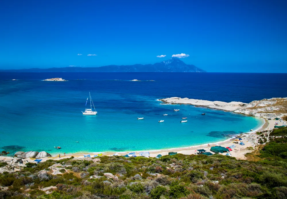 Halkidiki, ilustracija