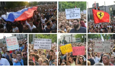 Протест "Србија против насиља"