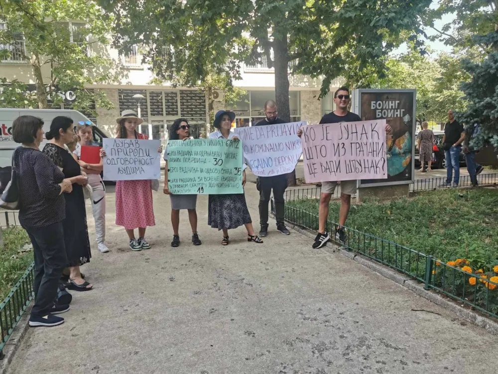 Treći ekolo&scaron;ki protest za odbranu nik&scaron;ićke rijeke Gračanice