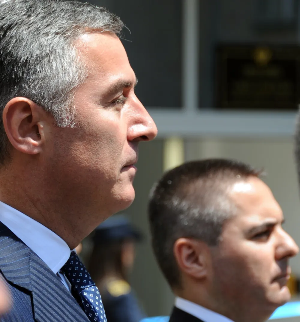 Đukanović i Veljović - otvaranje nove zgrade MUP-a