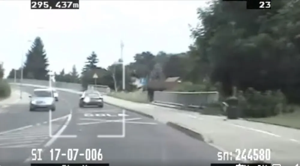 (VIDEO) Filmska potjera u Mariboru: Bježao od policije vozeći 180 km/h