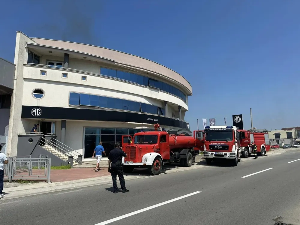 Ekipe Službe za&scaron;tite i spa&scaron;avanja Glavnog grada Podgorica ugasile požar u Tolo&scaron;ima