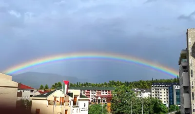 (VIDEO/FOTO) Nakon ki&scaron;e duga iznad Podgorice